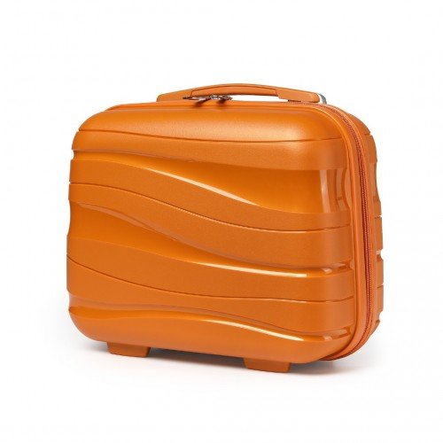 K2094L Kono 14 Inch Lightweight Polypropylene Hard Shell Vanity Case Easy Luggage