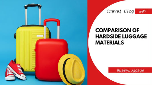 Comparison of Hardside Luggage Materials - Easy Luggage