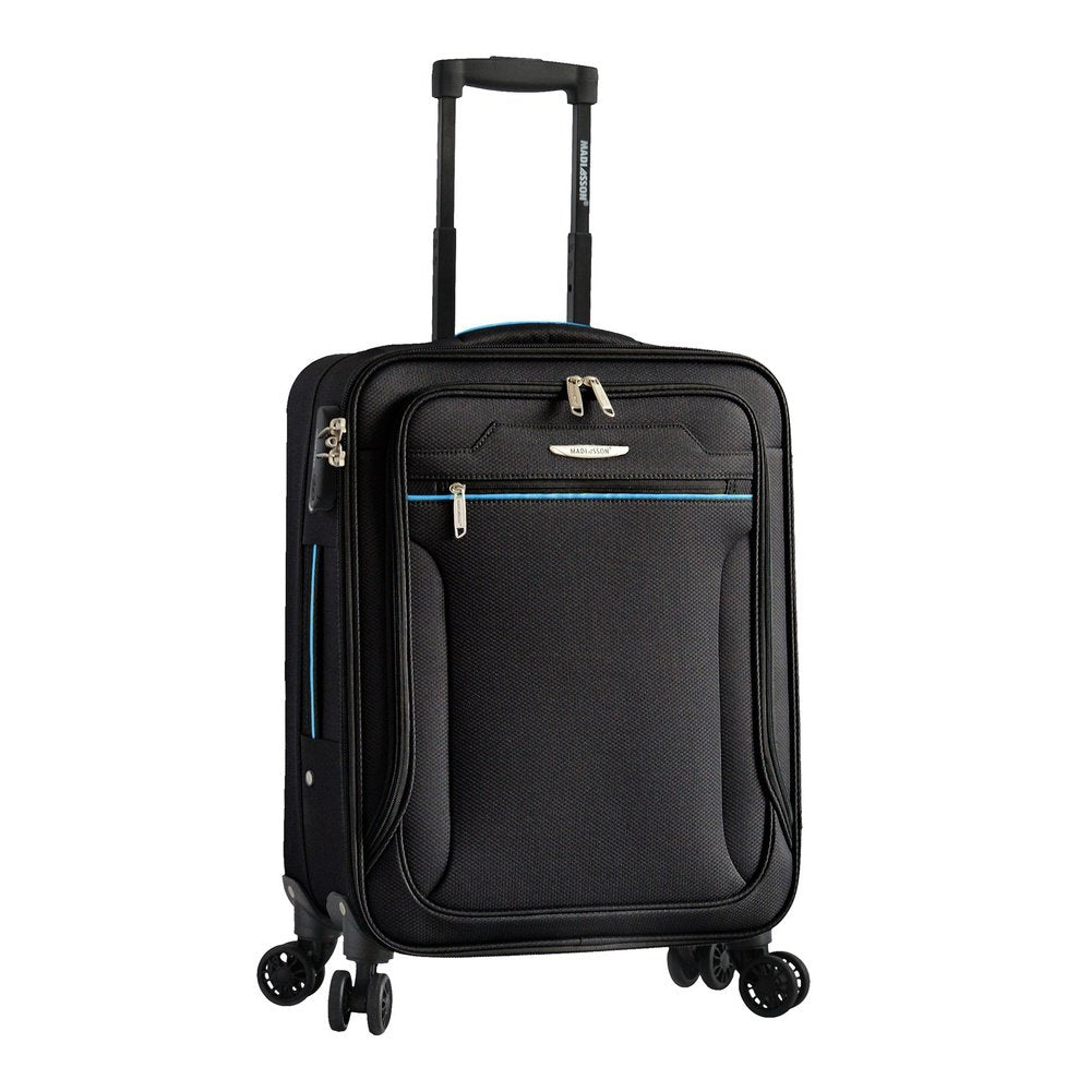 Easy Luggage Madisson's Black Soft Shell Luggage : Xs to Large Sizes, Lightweight Suitcase, Duffle Bag, and Wheeled Holdall - Now on Sale!