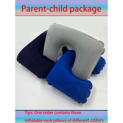 3pcs Inflatable Car Neck Pillow travel comfort rest Holiday Neck Restraint - Easy Luggage