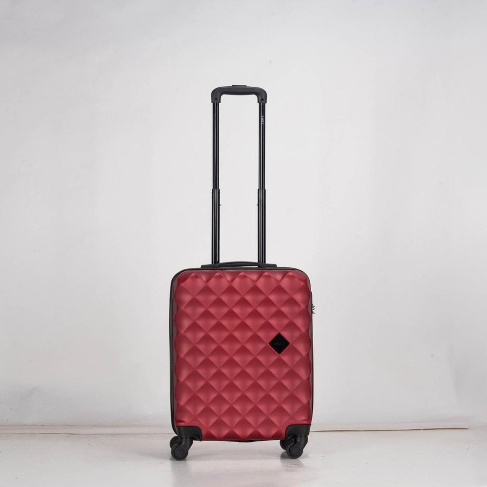 Easy Luggage Eagle Hard-Shell ABS Luggage with 4 Wheels: Lightweight Cabin Bags Available in 20", 26", 28", 30" and 32 Burgundy