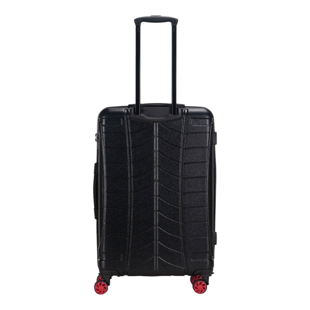 Easy Luggage Fantana Polypropylene 4 Wheels Hard Shell Cabin, Ultra Light - Anti-Theft Zipper More Sizes Availaible Black