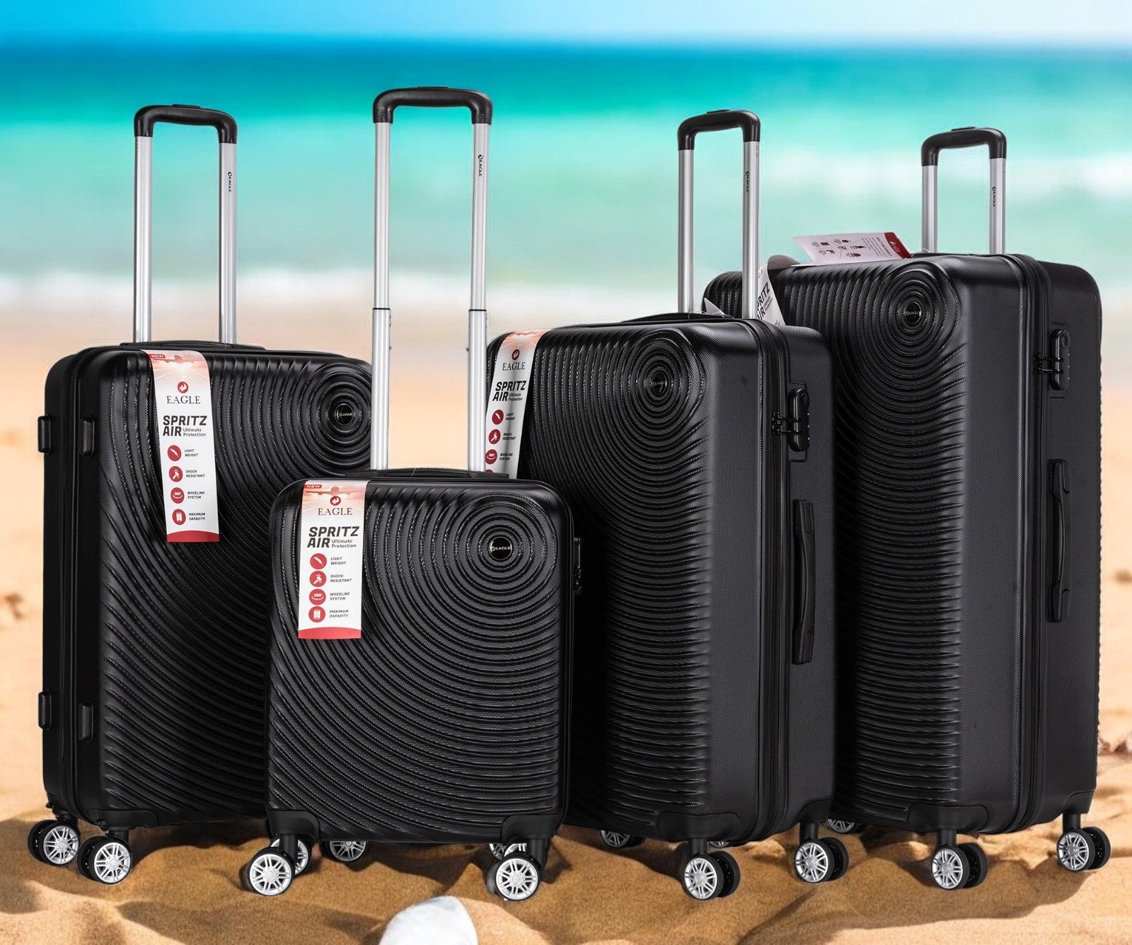 Easy Luggage Suitcases Cabin Travel Bags More