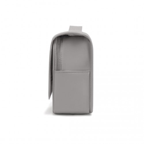 Easy Luggage S2342 - Classic Hanging Multi-Pocket Waterproof Travel Makeup Bag - Grey