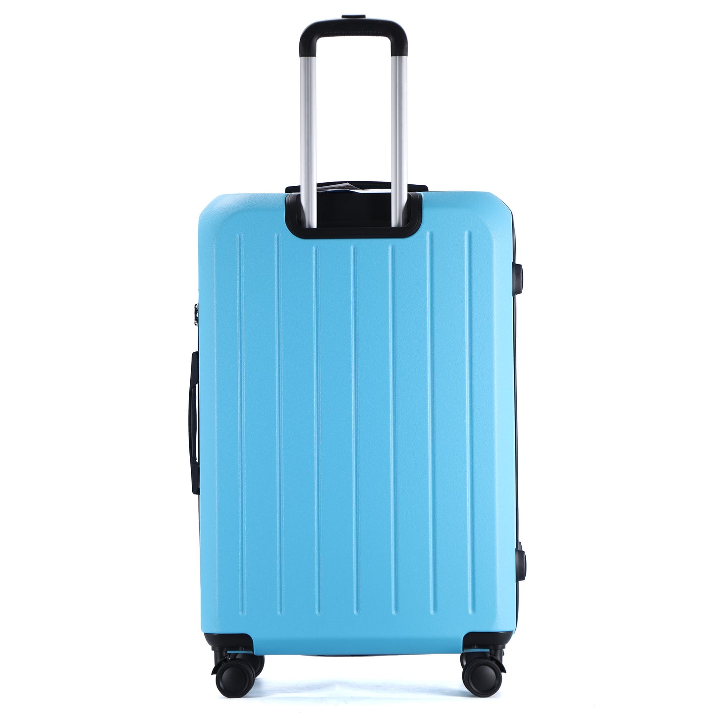 Easy Luggage Tabby Deluxe: ABS Suitcase with 4 Wheels, TSA Lock, Aluminum Frame - 20", 24", 28" Sizes - Sky Blue