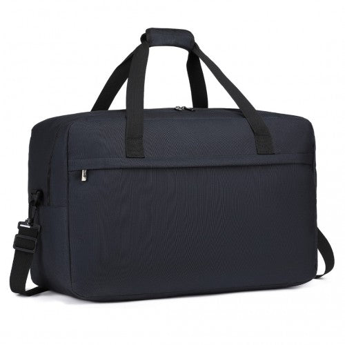 E1960L - Kono Lightweight Multi Purpose Unisex Sports Travel Duffel Bag - Dark Blue - Easy Luggage