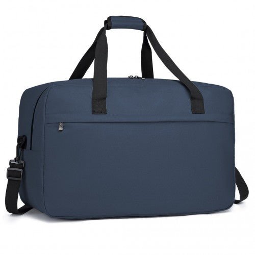 E1960L - Kono Lightweight Multi Purpose Unisex Sports Travel Duffel Bag - Navy - Easy Luggage