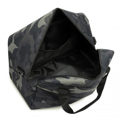 E1960M - Kono Lightweight Multi Purpose Unisex Sports Travel Duffel Bag - Camouflage - Easy Luggage