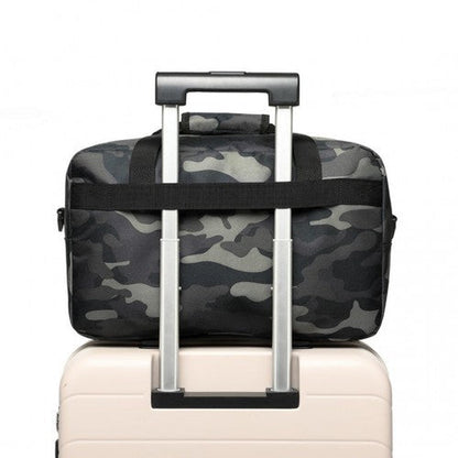 E1960M - Kono Lightweight Multi Purpose Unisex Sports Travel Duffel Bag - Camouflage - Easy Luggage