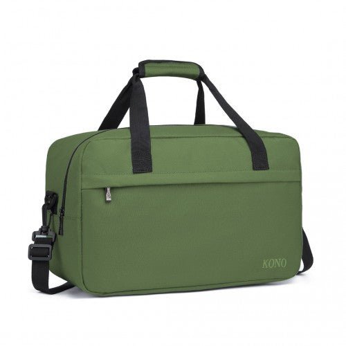 E1960M - Kono Lightweight Multi Purpose Unisex Sports Travel Duffel Bag - Green - Easy Luggage