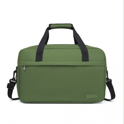 E1960M - Kono Lightweight Multi Purpose Unisex Sports Travel Duffel Bag - Green - Easy Luggage