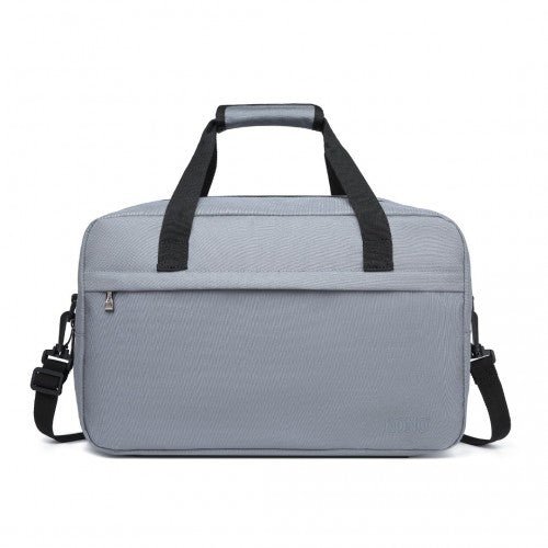 E1960M - Kono Lightweight Multi Purpose Unisex Sports Travel Duffel Bag - Light Grey - Easy Luggage