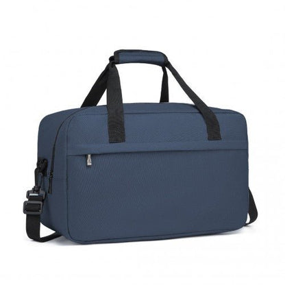 E1960M - Kono Lightweight Multi Purpose Unisex Sports Travel Duffel Bag - Navy - Easy Luggage