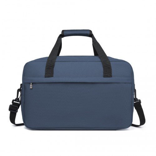 E1960M - Kono Lightweight Multi Purpose Unisex Sports Travel Duffel Bag - Navy - Easy Luggage