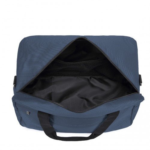 E1960M - Kono Lightweight Multi Purpose Unisex Sports Travel Duffel Bag - Navy - Easy Luggage