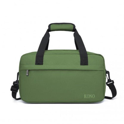 E1960S - Kono Lightweight Multi Purpose Unisex Sports Travel Duffel Bag - Green - Easy Luggage