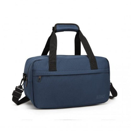 E1960S - Kono Lightweight Multi Purpose Unisex Sports Travel Duffel Bag - Navy - Easy Luggage