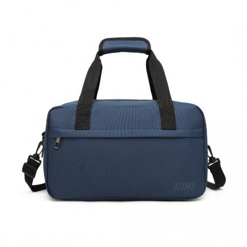 E1960S - Kono Lightweight Multi Purpose Unisex Sports Travel Duffel Bag - Navy - Easy Luggage