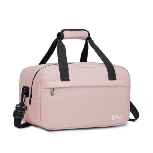 E1960S - Kono Lightweight Multi Purpose Unisex Sports Travel Duffel Bag - Pink - Easy Luggage