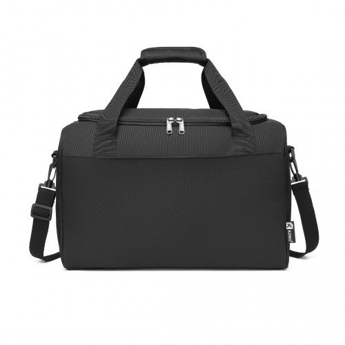 E2016S - Kono Structured Travel Duffle Bag - Black - Easy Luggage