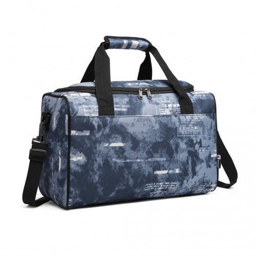 E2016S - Kono Structured Travel Duffle Bag - Cloudy Blue - Easy Luggage