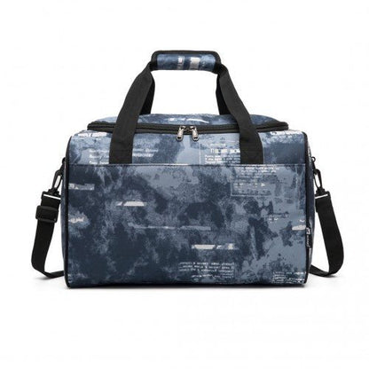 E2016S - Kono Structured Travel Duffle Bag - Cloudy Blue - Easy Luggage