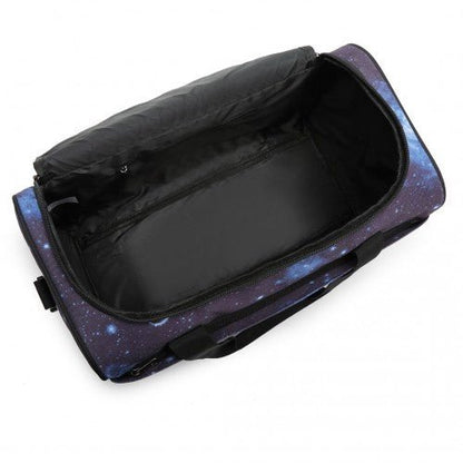 E2016S - Kono Structured Travel Duffle Bag - Galaxy Blue - Easy Luggage
