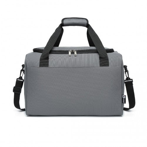 E2016S - Kono Structured Travel Duffle Bag - Grey - Easy Luggage