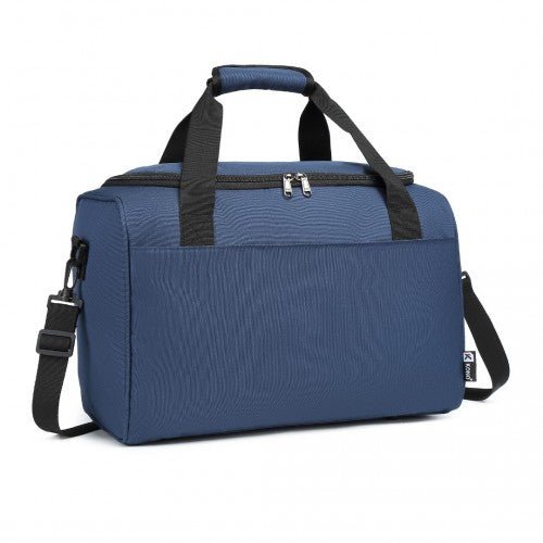 E2016S - Kono Structured Travel Duffle Bag - Navy - Easy Luggage