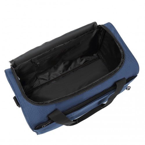 E2016S - Kono Structured Travel Duffle Bag - Navy - Easy Luggage