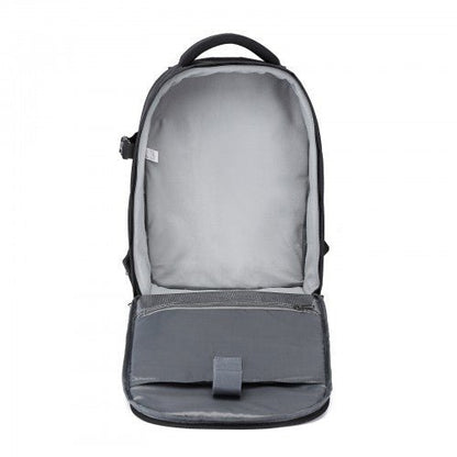 E6928 - Kono Water Resistant Shockproof DSLR Camera Backpack - Black - Easy Luggage