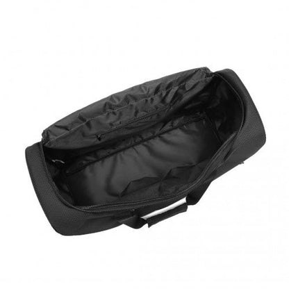 EA2112 - Kono Waterproof Lightweight Travel Duffle Bag Sports Holdall - Black - Easy Luggage