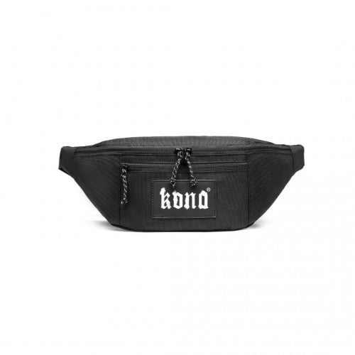 EA2136 - Kono Lightweight Fashion Sports Bum Bag For Men And Women - Black - Easy Luggage