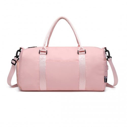 EA2213 - Kono Multi Waterproof Gym bag Carry On Weekend Bag - Pink - Easy Luggage