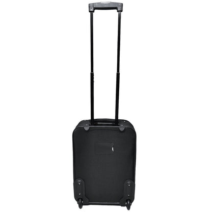 Eagle 2 Wheel Lightweight Expandable Suitcase - Travel Luggage Cabin Trolley Bag | Easy Luggage Black - Easy Luggage