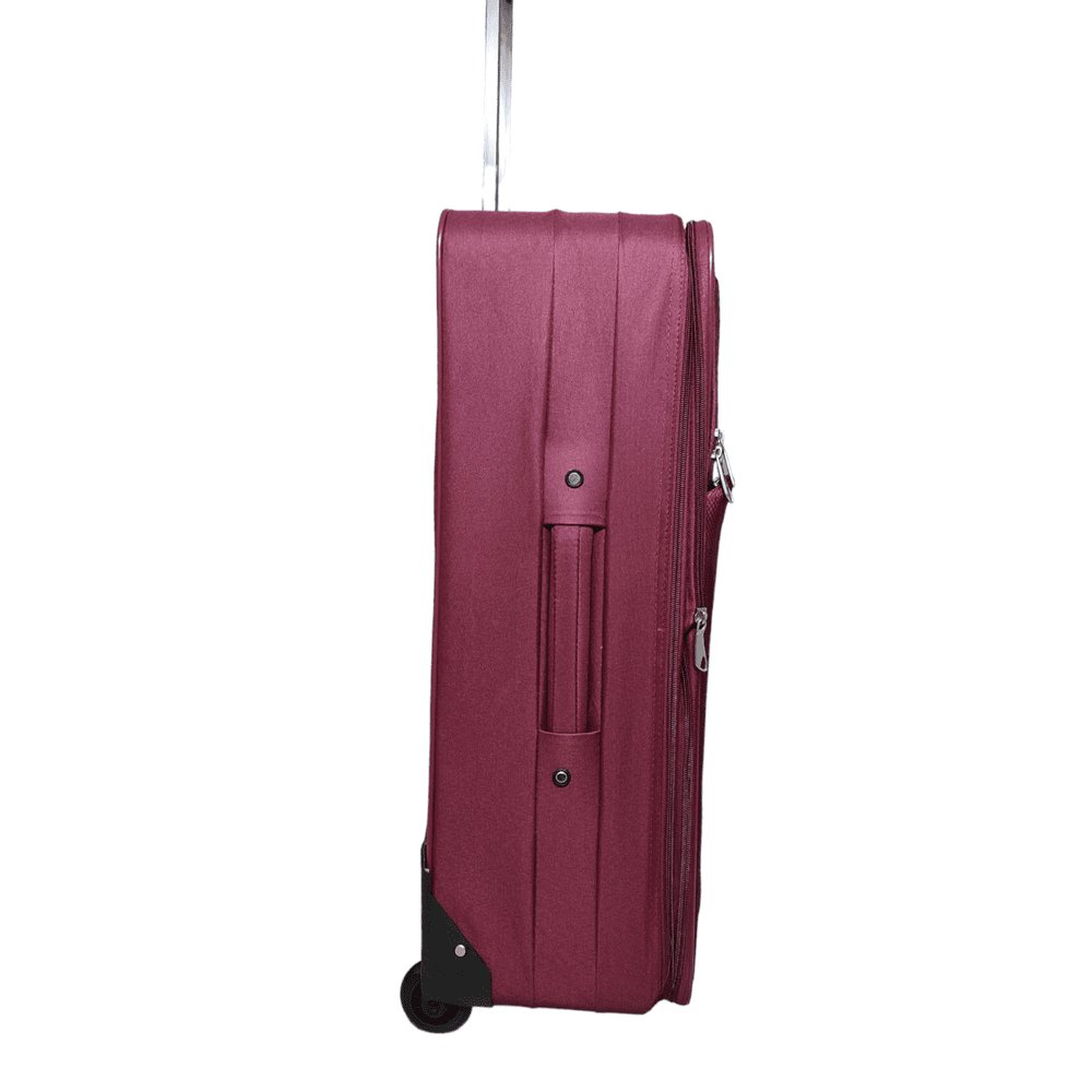 Eagle 2 Wheel Lightweight Expandable Suitcase - Travel Luggage Cabin Trolley Bag | Easy Luggage Burgundy - Easy Luggage