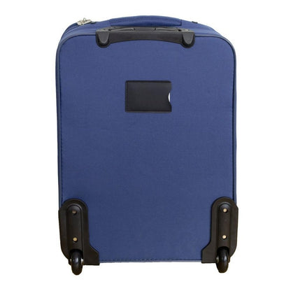 Eagle 2 Wheel Lightweight Expandable Suitcase - Travel Luggage Cabin Trolley Bag | Easy Luggage Navy - Easy Luggage