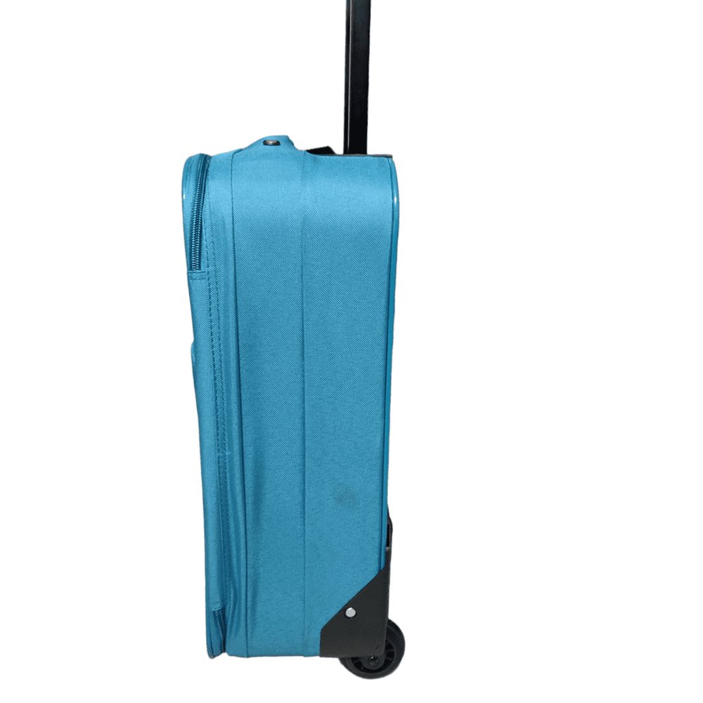 Eagle 2 Wheel Lightweight Expandable Suitcase - Travel Luggage Cabin Trolley Bag | Easy Luggage Teal - Easy Luggage