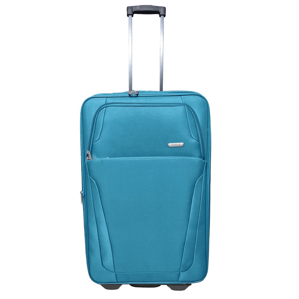 Eagle 2 Wheel Lightweight Expandable Suitcase - Travel Luggage Cabin Trolley Bag | Easy Luggage Teal - Easy Luggage