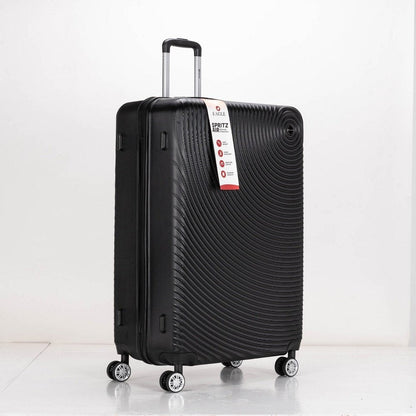 Eagle Air Spritz Lightweight ABS Hard Shell 4 Wheels Black - Easy Luggage