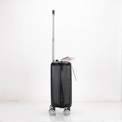 Eagle Air Spritz Lightweight ABS Hard Shell 4 Wheels Black - Easy Luggage