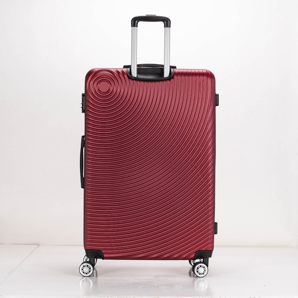 Eagle Air Spritz Lightweight ABS Hard Shell 4 Wheels Burgundy - Easy Luggage