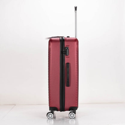 Eagle Air Spritz Lightweight ABS Hard Shell 4 Wheels Burgundy - Easy Luggage