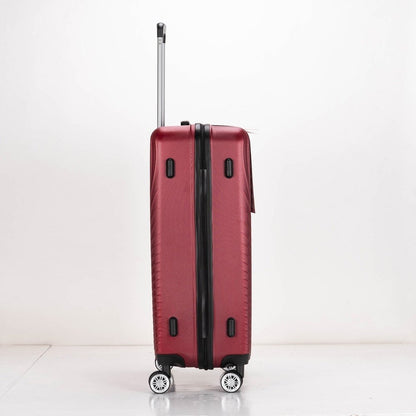 Eagle Air Spritz Lightweight ABS Hard Shell 4 Wheels Burgundy - Easy Luggage