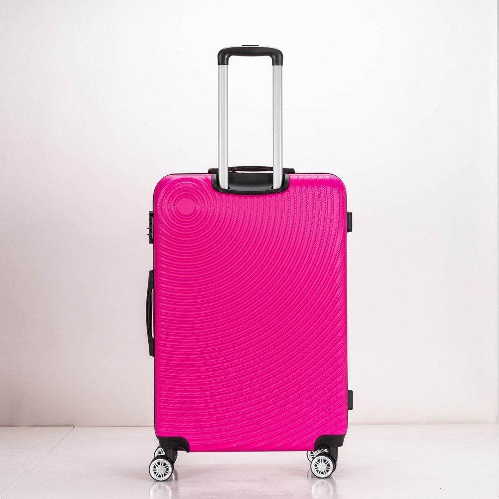 Eagle Air Spritz Lightweight ABS Hard Shell 4 Wheels Pink - Easy Luggage