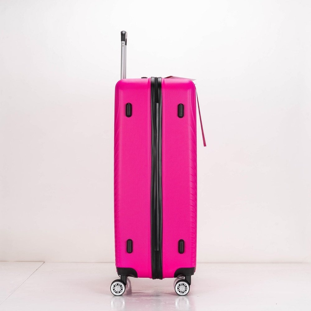 Eagle Air Spritz Lightweight ABS Hard Shell 4 Wheels Pink - Easy Luggage