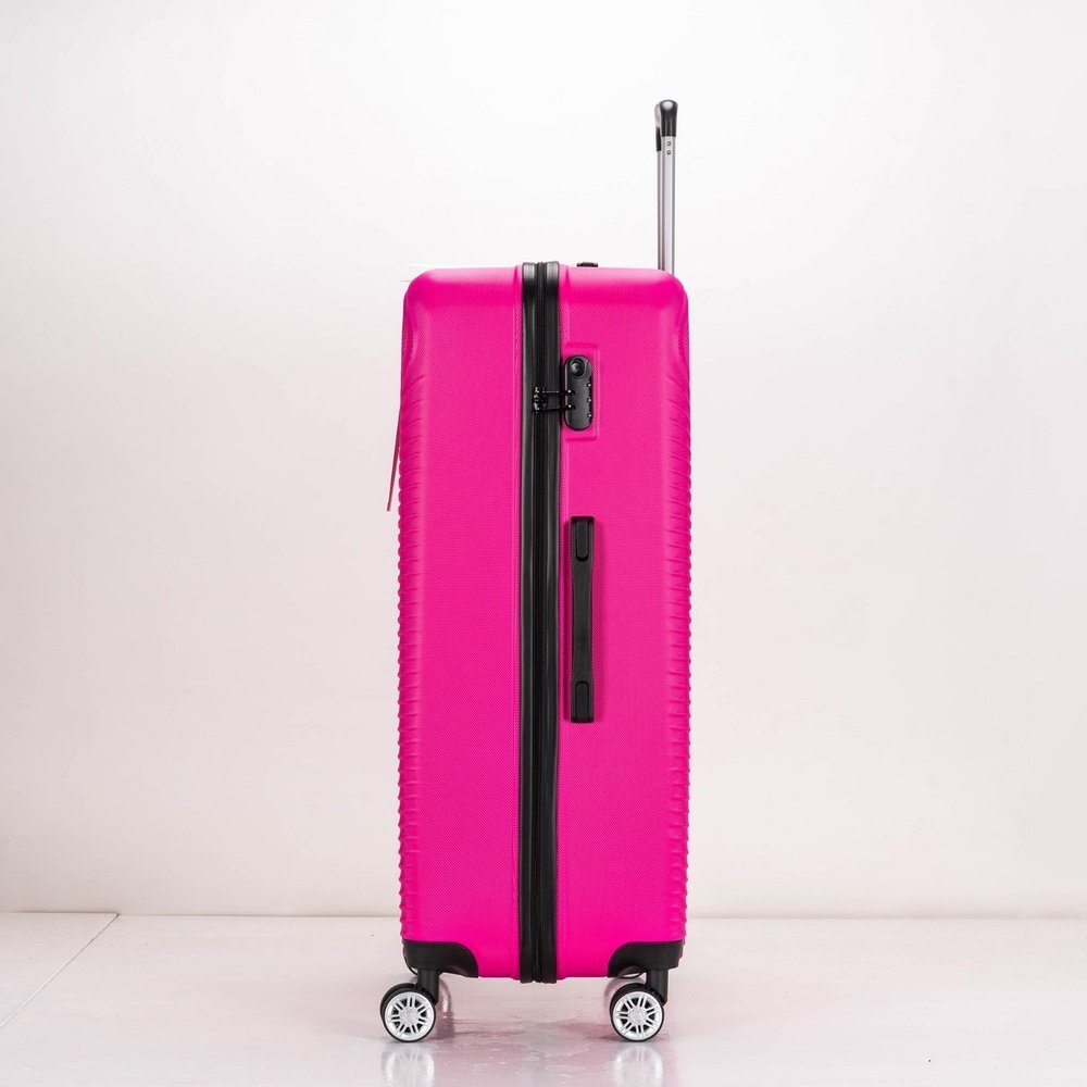 Eagle Air Spritz Lightweight ABS Hard Shell 4 Wheels Pink - Easy Luggage