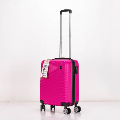 Eagle Air Spritz Lightweight ABS Hard Shell 4 Wheels Pink - Easy Luggage