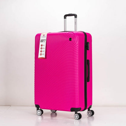 Eagle Air Spritz Lightweight ABS Hard Shell 4 Wheels Pink - Easy Luggage