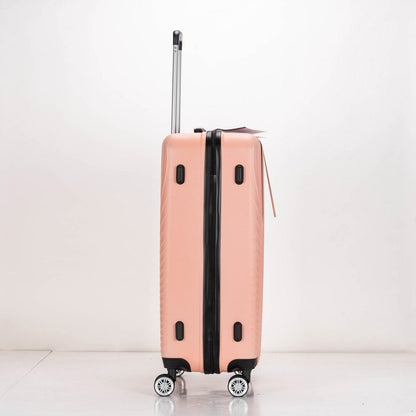 Eagle Air Spritz Lightweight ABS Hard Shell 4 Wheels Rose Gold - Easy Luggage